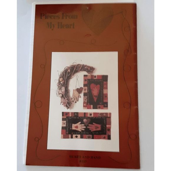 New Pieces from my Heart quilt sewing pattern wall hanging lap quilt - Picture 1 of 3